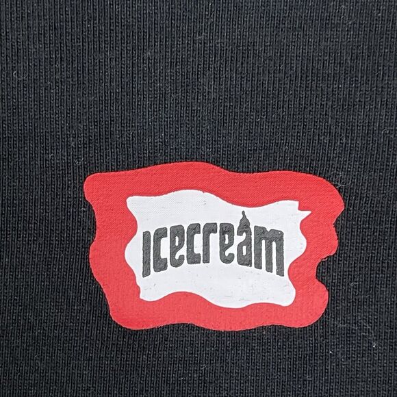 Icecream T Shirt Mens M Black Whistle Graphic Short Sleeve Crew‎ Neck Tee - Picture 9 of 11